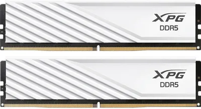 Память DDR5 2x16GB 6000MHz A-Data AX5U6000C3016G-DTLABWH XPG Lancer Blade RTL Gaming PC5-48000 CL30 DIMM UDIMM ECC 288-pin 1.35В kit dual rank с радиатором Ret
