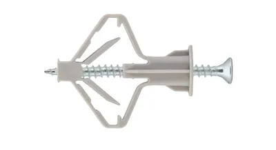 Дюбель Тех-КРЕП 126702, бабочка, 10×50, с шурупом 4×60, 40 шт