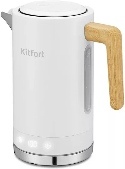Чайник Kitfort КТ-6189, 1.7л, 2200Вт, белый