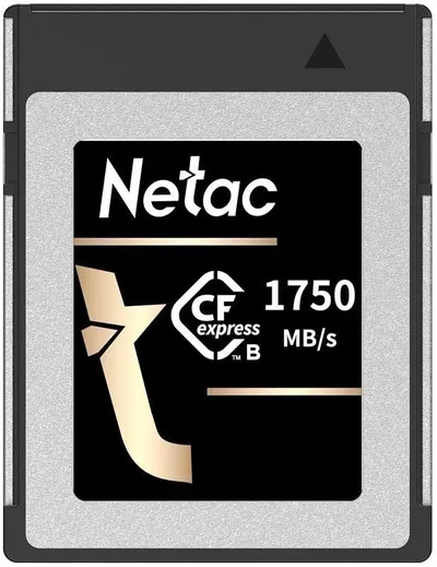 Карта памяти Netac NT02CF2000-512G-S, 512 ГБ, CFexpress, 1750/1650 МБ/с