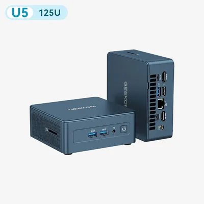 Мини-ПК Geekom IT12, Intel Core Ultra 5 125U/16 ГБ DDR5/512 ГБ SSD/Intel Graphics/Windows 11 Pro, синий (GMIT12U5125U-16512-EU)