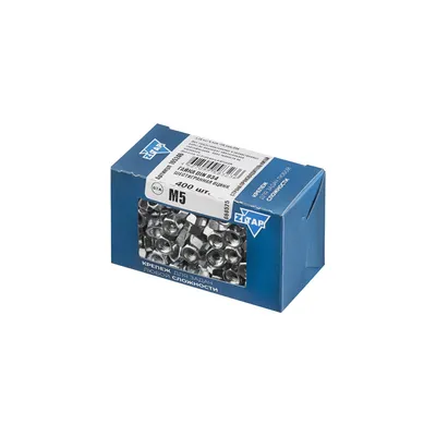 Гайка Тех-КРЕП 105246 DIN934, М5, шестигранная, 400шт