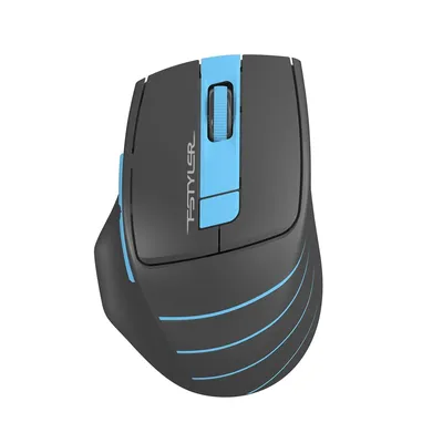 A-4Tech Мышь FStyler FG30 BLUE серый/синий оптическая (2000dpi) беспроводная USB  [1147561]