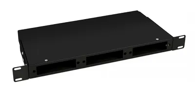 Бокс оптический Cabeus FO-CS-19-3FP-BK, 1U, 24 порта, чёрный
