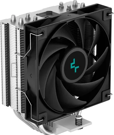 Вентилятор Deepcool AG400 (Height 150mm, 6mm x 4pcs, Fan 120mm, 500;2000RPM ±10%, < 31.6 dB(A), 4-pin PWM, TDP 220W,  Al+Cu, Screw, Socket AMD AM5/AM4, Intel LGA1700/1200/115x) (727590) (R-AG400-BKNNMN-G-1) {18}