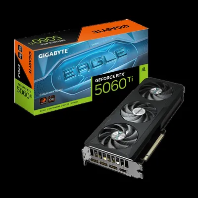 Видеокарта GIGABYTE GV-N506TEAGLEMAX OC-8GD, GeForce RTX 5060 Ti, 8GB