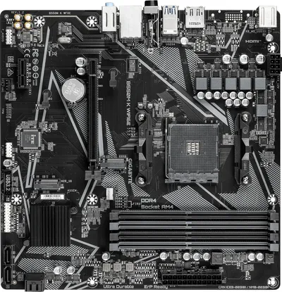Материнская плата Gigabyte B550M K WF6E, AM4, B550, DDR4, mATX