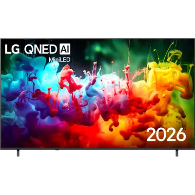 Телевизор ЖК 85'' LG/ 85", Ultra HD, Dynamic QNED Color, Direct Led, Smart TV (WebOS 26), Wi-Fi 5, DVB-T2/C/S2, MR, 60Hz Native, 2.0ch (20W), 3хHDMI, 1хUSB, 2 Pole, Black, 2026