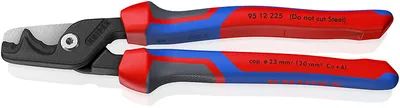 Кабелерез Knipex StepCut XL KN-9512225SB, d23 мм, 225 мм