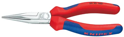Длинногубцы Knipex KN-3025160, 160мм, плоскокруглые губки 50мм