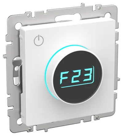 Термостат IEK BRITE BR-RT11-K91, электронный, 16А, IP20, арктический белый