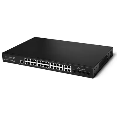Управляемый PoE коммутатор SpaceCam SC-L2-24GP-385-4G(A)