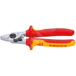 Кабелерез Knipex KN-9526165SB, VDE 1000V, d15 мм, 165 мм