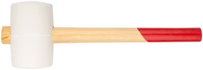 Киянка FIT 45335, резиновая, деревянная ручка, 80 мм, 900 г