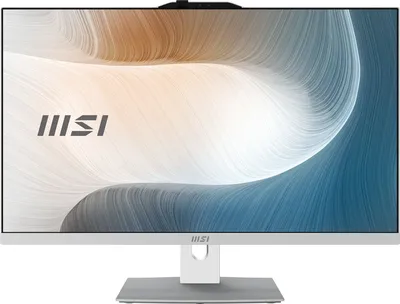 Моноблок MSI Modern AM272P 1MA-1493XRU, 27" (1920x1080) IPS/Intel Core 3 100U/8 DDR4/500 ГБ SSD/Intel Graphics/Без ОС/Клавиатура, мышь, Белый (9S6-AF8242-1493)