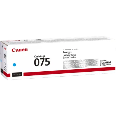 Cartridge 075C  Картридж CANON 075 C голубой i-SENSYS LBP646Сdw/LBP647Cdw,  MF664Cdw/MF667Cdw (6364C002) 1,3K