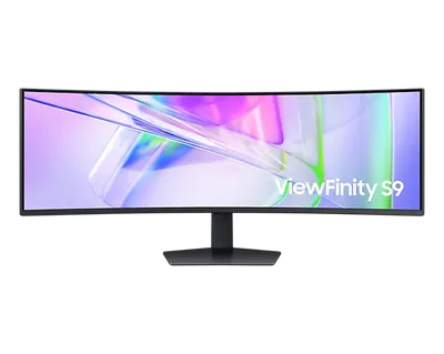 Монитор Samsung 49" ViewFinity S9 S49C950UAI Curved (VA 32:9 5120x1440x120Hz 5ms 350cd 3000:1 178/178 1,07 млрд DP;HDMIx2; USB-C (90 Вт) USB3.0x3 Spk 2x5W HAS Tilt Swiv V (незначительное повреждение коробки)