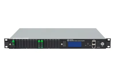 Оптический усилитель VERMAX для сетей КТВ, 1 вход, 4*18dBm выход, RT1, 1U