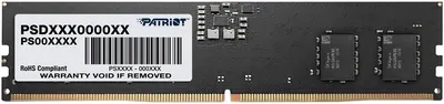 Память DDR5 Patriot PSD58G560041, 8ГБ, 5600МГц, CL46