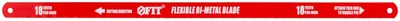 Полотно ножовочное FIT 40180, Bi-Metal, 300 мм, 18 TPI, 10 шт