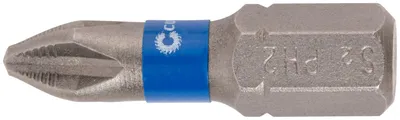 Биты FIT 83-337, PH2, 25мм, сталь S2, 2шт