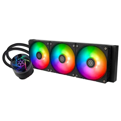 Система водяного охлаждения SilverStone - SST-NP360-ARGB, охлаждение Водяное, 2200rpm, 4-pin, 3 x 120 мм, G53NP360ARGB020
