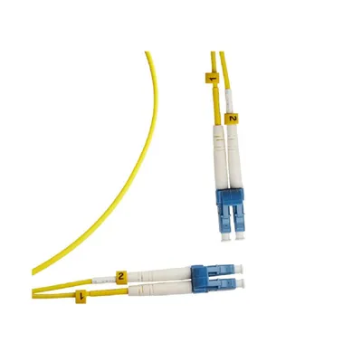 FOP(d)-9-LC-LC-20m Коммутационный шнур оптический Cabeus tight buffer Duplex LC/LC (UPC/UPC) OS2 9/125 LSZH D 3мм 20м цвет: жёлтый