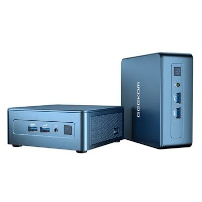 Мини-ПК Geekom IT13, Intel Core Ultra 7 356H/32 ГБ DDR5/1024 ГБ SSD/Intel Graphics/Windows 11 Pro, синий (GMIT13U7356H-321-EU)
