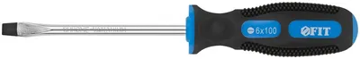 Отвертка FIT 55144, SL6, 6×100 мм