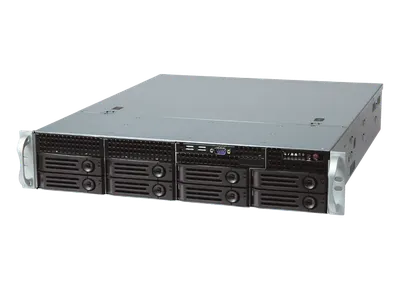 Серверный корпус/ 2U chasis, 21" depth with 3.5" x 8bays, BPN: 12G SAS/SATA, RPSU 800W with AC-R50 Slide Rail, wigth 17.2", Short depth