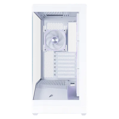 Корпус 1STPLAYER GM7 ARGB, ATX, Midi-Tower, белый, без БП (GM7-WH-3FN7R-W-1FN7-W)