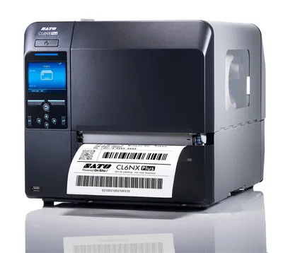 Принтер этикеток SATO CL4NX Plus 203 dpi, 4, TT, 14 ips (355 mm/sec), 256 MB RAM, 2 GB ROM, LCD, USB 2.0 type B, USB 2.0 type A (2 ports), RS232C, IEEE1284, LAN, NFC, SZPL, SDPL, SIPL, EPL or STCL, with EU power cable