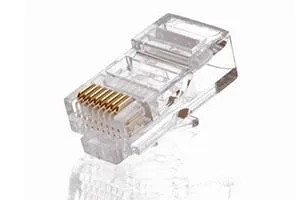 Коннектор NETLAN EC-UP8P8C-5E-003-TR-1000, RJ45/8P8C, кат.5e, неэкранированный, 1000 шт