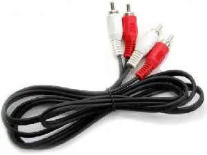 Шнур Rexant 17-0103, 2 RCA–2 RCA, 1.5м, черный