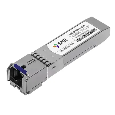 SNR SNR-SFP100-W35-20 Одноволоконный модуль, SFP WDM 100Base-FX, разъем SC, рабочая длина волны Tx/Rx: 1310/1550нм, дальность до 20км (14dB), с поддержкой функции DDM