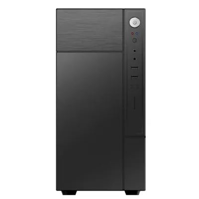 Корпус Foxline FZ-017, mATX, без БП, 2×USB2.0, черный