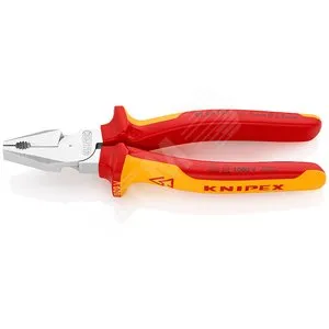 Плоскогубцы комбинированные Knipex KN-0206180, VDE 1000V, L=180мм
