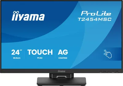 Монитор IIYAMA ProLite T2454MSC-B3AG, 23.8" IPS, 1920x1080, 75Гц, сенсорный