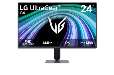 Монитор LG 24G411B-B, 23.8", IPS, 1920x1080, 144Гц, 5мс