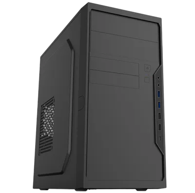 Корпус Foxline FL-733R-FZ600R-U32, mATX, БП 600Вт, 2×USB3.0