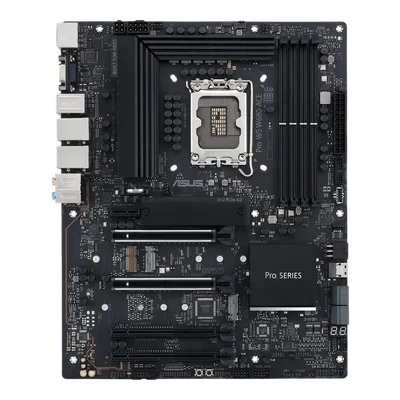 Материнская плата ASUS Pro WS W680-ACE, LGA1700, Intel W680, 4xDDR5, 4xSATA, 3xM.2, 1xPCIe 5.0 x16, DisplayPort, HDMI, D-Sub, 2x2.5Gb LAN, USB Type-C, 5x3.5 мм, 7.1, ATX