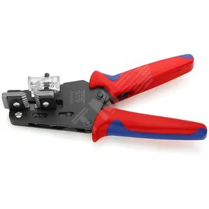 Инструмент для снятия изоляции KNIPEX KN-121206, полуавтоматический, 0.14–6 мм²