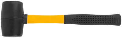 Киянка FIT 45493, резиновая, фиберглассовая ручка, 60 мм, 450 г