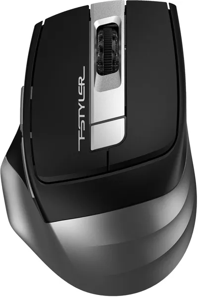 Мышь беспроводная A4Tech Fstyler FB35 серый/черный, 2000 dpi, Bluetooth / USB, Bluetooth / радиоканал, кнопки - 6