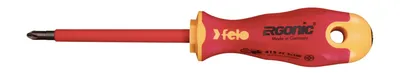 Отвертка Felo 41530490 Ergonic, PZ3×150, диэлектрическая