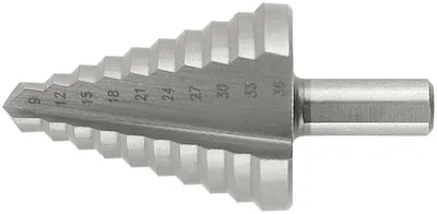 Сверло ступенчатое Fit 36404, HSS, 9 ступеней, 9-36мм