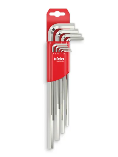 Набор ключей Felo 34600911, Г-образные шестигранные, 9 шт, HEX 1,5-10 мм