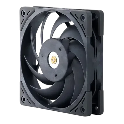 Кулер для корпуса/ Case Cooler Scythe Grand Tornado 120 (120x120x26mm, 4-pin PWM, 63.25CFM, 23.37dBA, 2000RPM, Black)