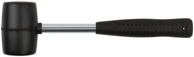 Киянка FIT 45445, резиновая, металлическая ручка, 50 мм, 230 г