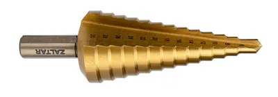 Сверло ступенчатое ZALTAR ZA-05348, HSS TiN, Gr.3, 6-30 мм